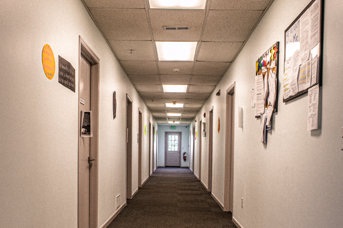 a hallway at denovo recovery an addiction treatment program in missouri